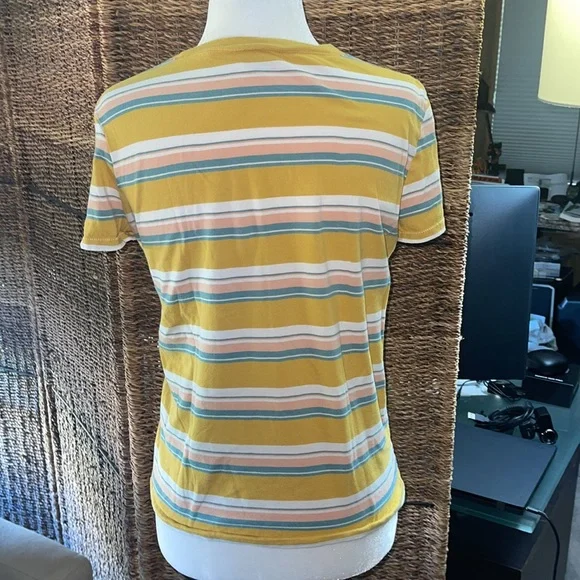 Madewell Stripped Crew Neck Tee - Picture 4 of 7